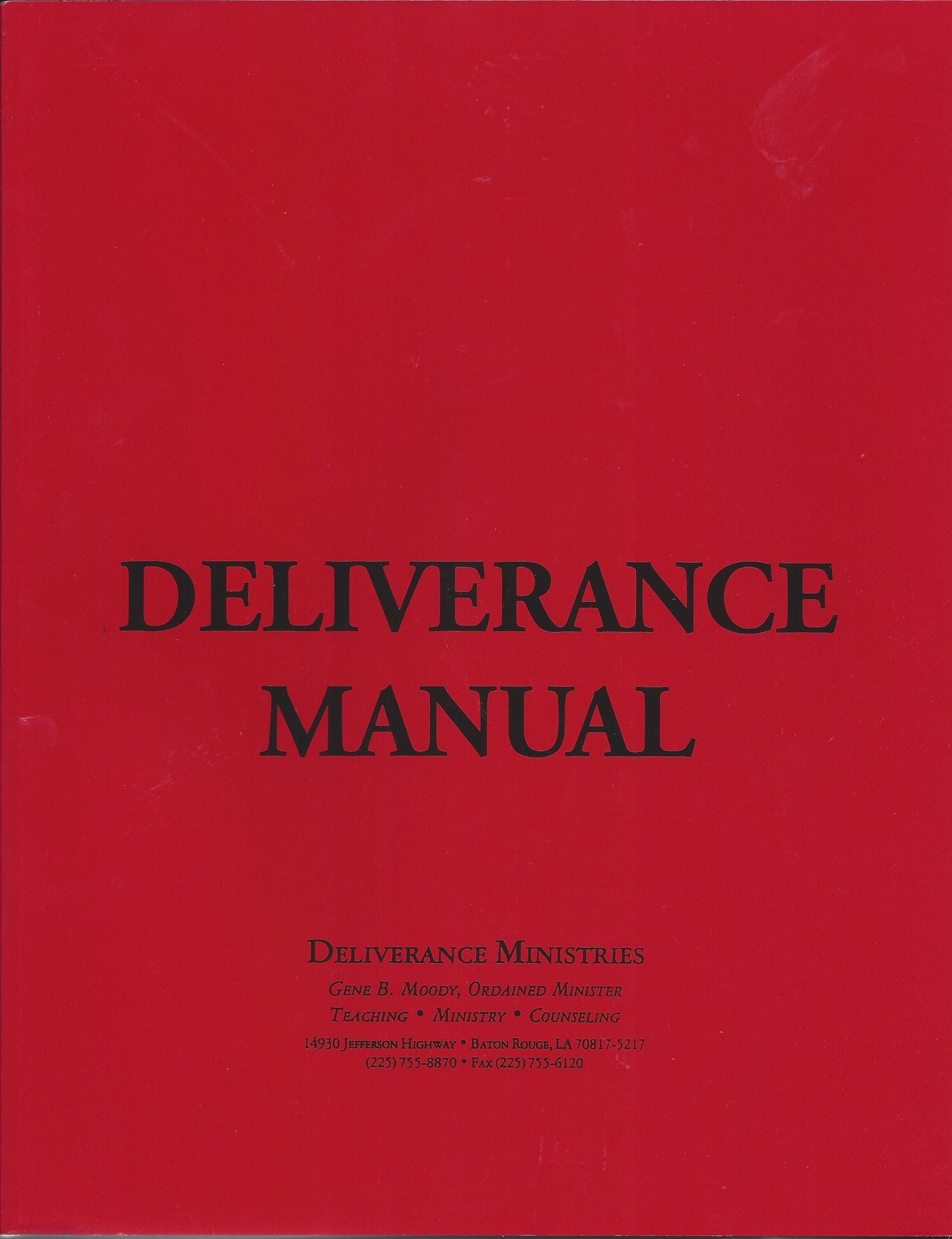 Deliverance Manual (The Red Manual)