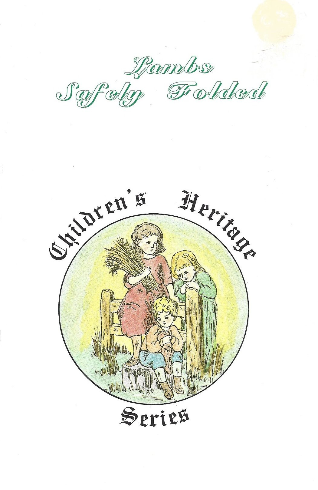 Lamb's Safely Folded  (1894)  Front