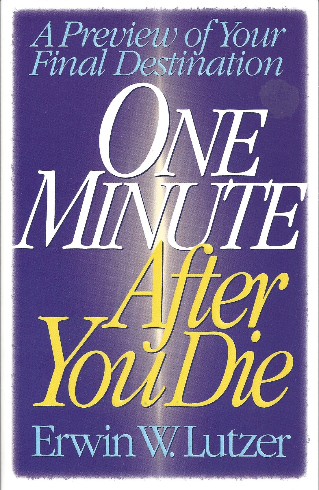 One Minute After You Die  (1997)  Front