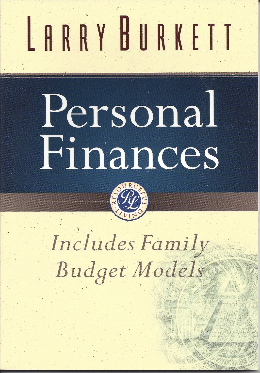 Personal Finances   Includes Family Budget Models  (1991)  Front