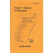 Proper Names of Demons