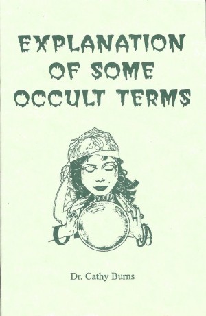 Explanation Of Some Occult Terms   (1999)  Front
