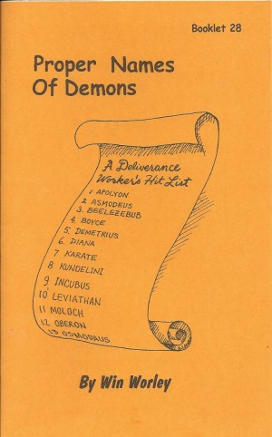 Proper Names of Demons