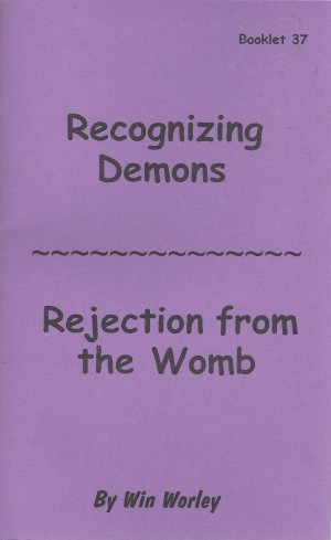 Recognizing Demons and Rejection from the Womb front